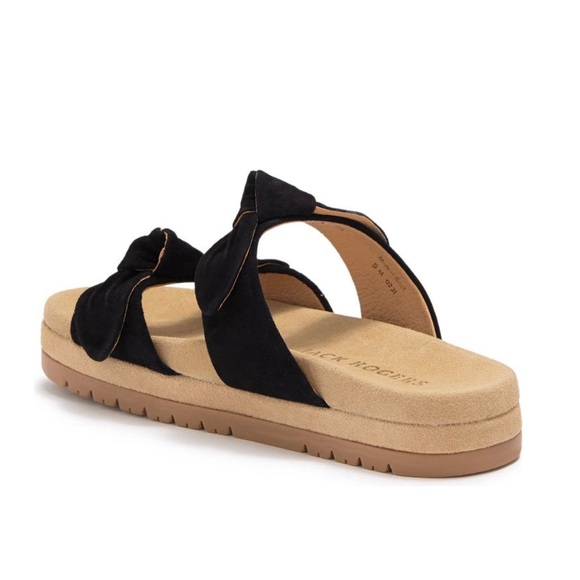 Jack Rogers Black Platform Sandals Size 8M NWT - Picture 3 of 8